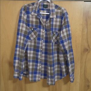 Vintage J.Crew Sporting Goods Trade & Co. flannel size XL